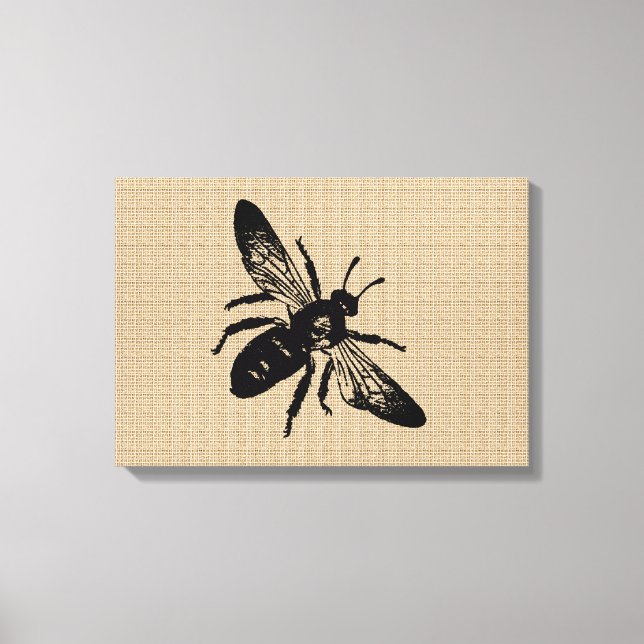 Queen Bee on Leinwand (Vorderseite)