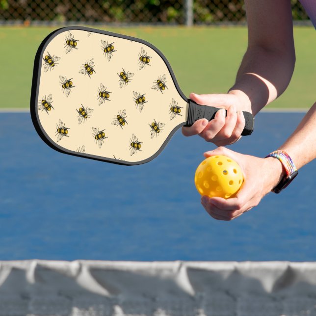 Queen Bee Pattern Pickleball Schläger (InSitu)