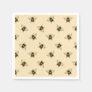 Queen Bee Pattern Serviette