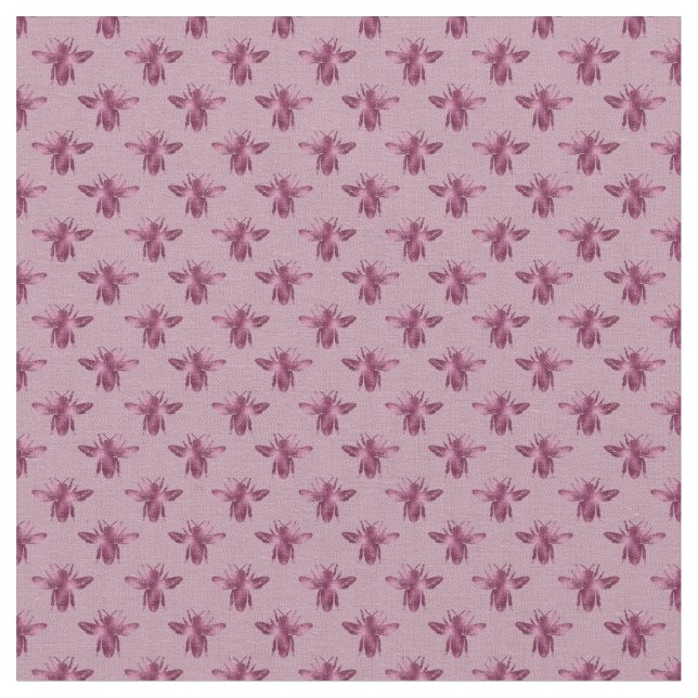 Queen Bee Pattern Stoff (Nahaufnahme)