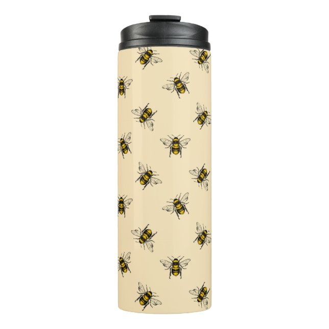 Queen Bee Pattern Thermosbecher (Vorderseite)