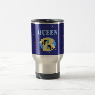 Queen Bee Sparkle Edelstahl-Reisemug Reisebecher