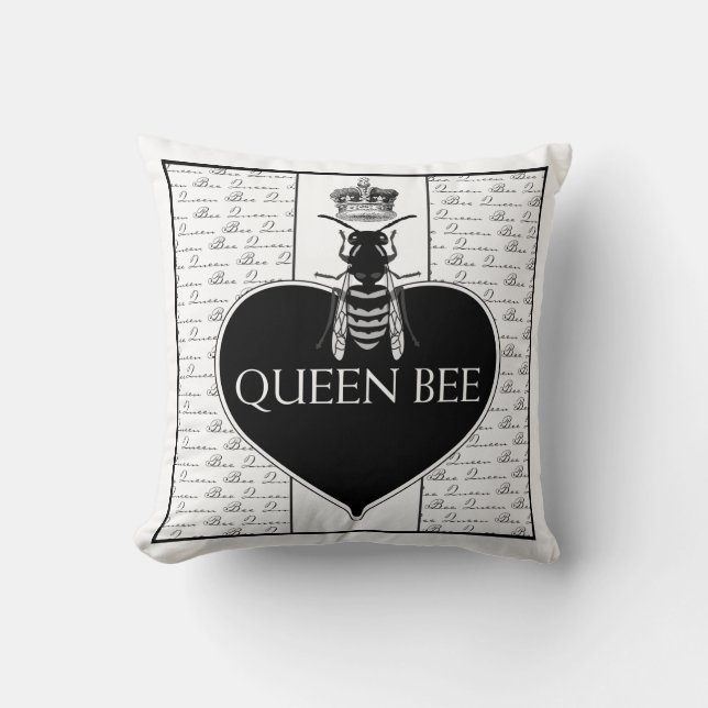 Queen Bee Throw Kissenbiene Kissen (Vorderseite)