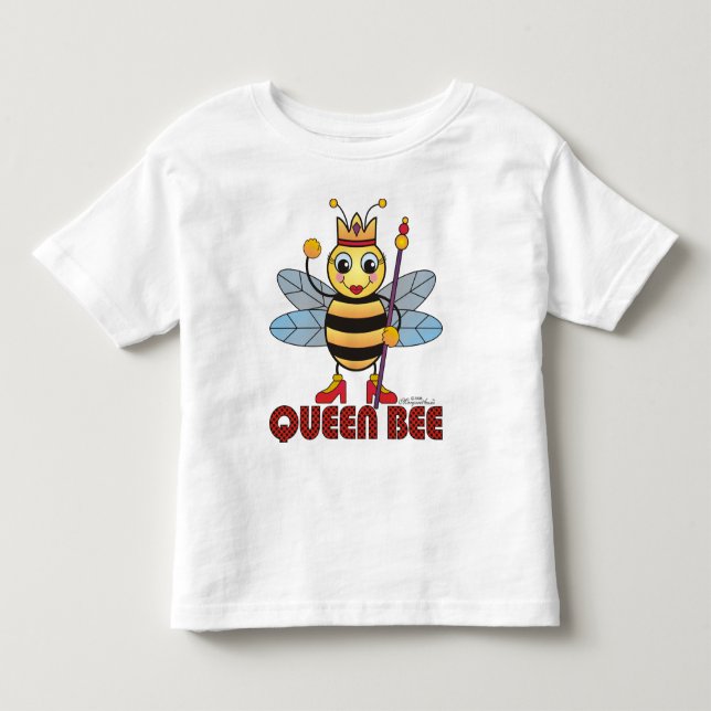 Queen Bee Toddler Shirt (Vorderseite)