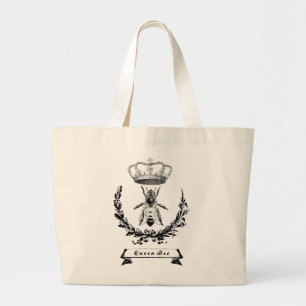 Queen Bee Tote Bag Jumbo Stoffbeutel
