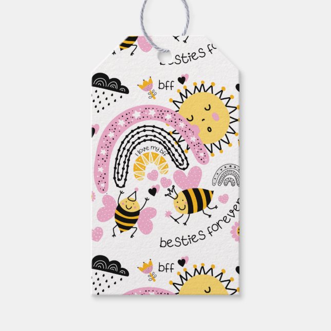Queen Bees Best Friends Forever Niedliche BESTE FR Geschenkanhänger (Vorderseite)