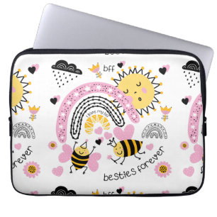 Queen Bees Best Friends Forever Niedliche BESTE FR Laptopschutzhülle