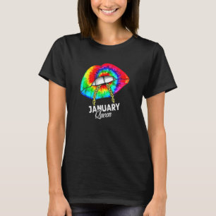 Queen Birthday Capricorn Zodiac Gefärbte Krawatte T-Shirt