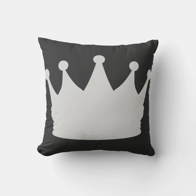 Queen Black Kissen (Vorderseite)