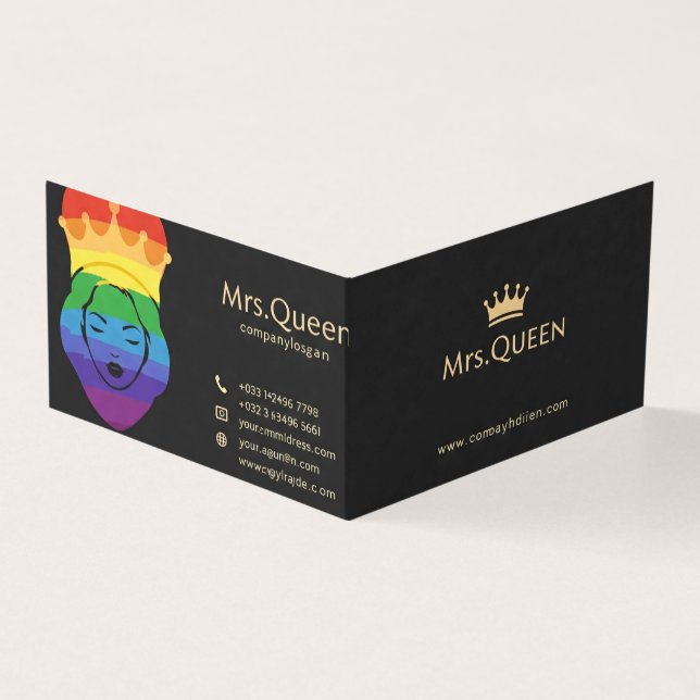 Queen Business Card (Vorderseite)
