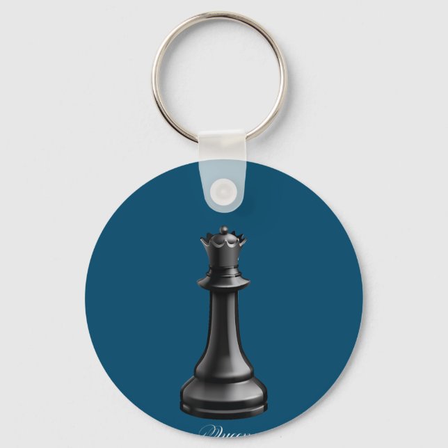 Queen Chess Piece Halloween Costume Chess Lover Schlüsselanhänger (Vorderseite)