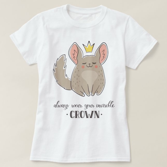 Queen Chinchilla T - Shirt (Design vorne)