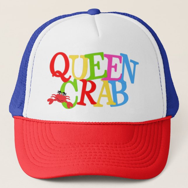 Queen Crab - Trucker Hat Truckerkappe (Vorderseite)