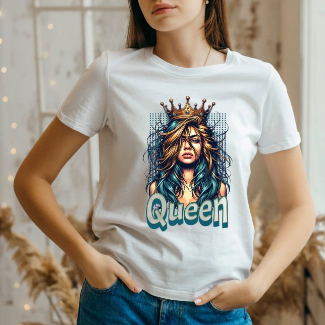 Queen Crown Graphic trendy Tshirt (Von Creator hochgeladen)