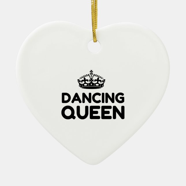 QUEEN DANCING KERAMIK ORNAMENT (Vorne)