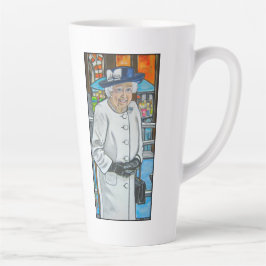 Queen Elizabeth At Paddington Station Milchtasse