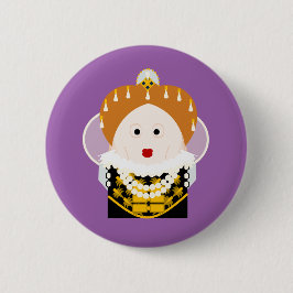 Queen Elizabeth I Button