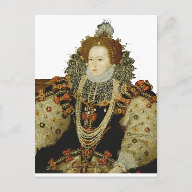 Queen Elizabeth I Postkarte (Vorderseite)