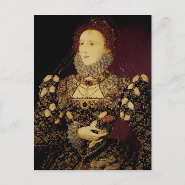 Queen Elizabeth I Postkarte (Vorderseite)