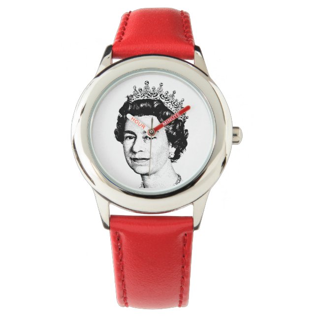 Queen Elizabeth II Armbanduhr (Vorderseite)
