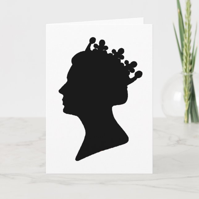 Queen Elizabeth II Karte (Vorderseite)
