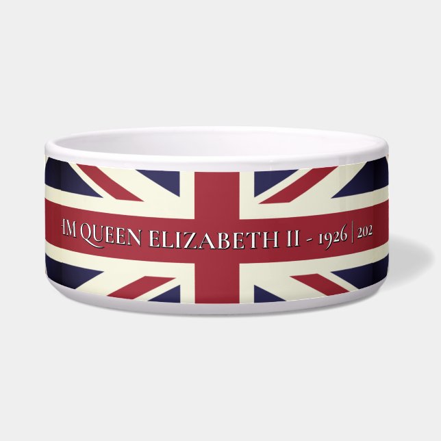 Queen Elizabeth II Posh Union Jack Key Bowl Napf (Vorderseite)