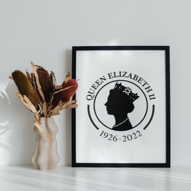 Queen Elizabeth ll Gedenkposter Print Poster (Von Creator hochgeladen)