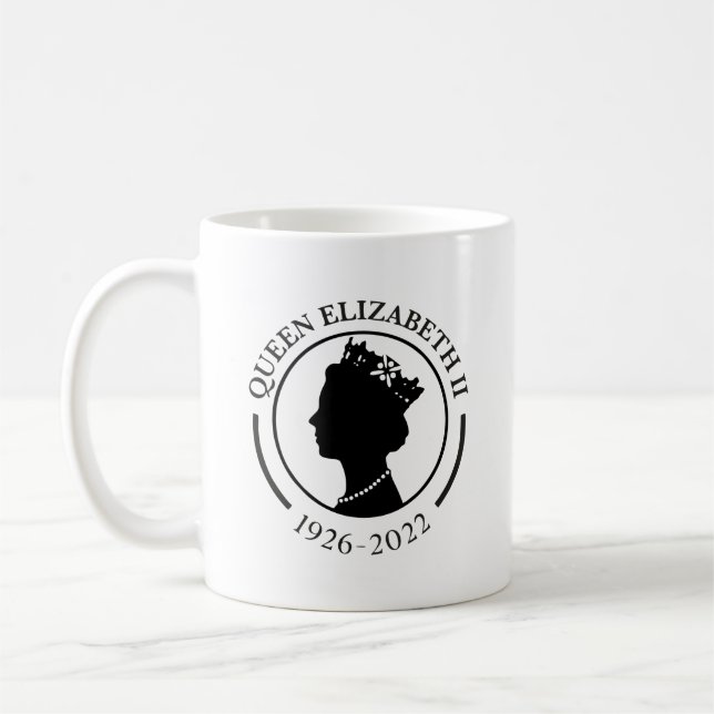 Queen Elizabeth ll Mug de café commémoratif (Gauche)