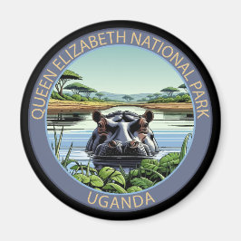 Queen Elizabeth National Park Uganda Magnet