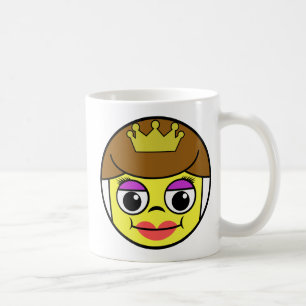 Queen Face Coffee Tasse