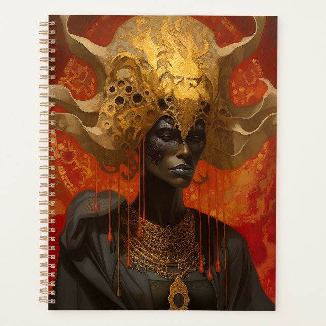 Queen Goddess Fantasy Art Planer (Vorderseite)