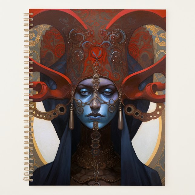 Queen Goddess Fantasy Art Planer (Vorderseite)