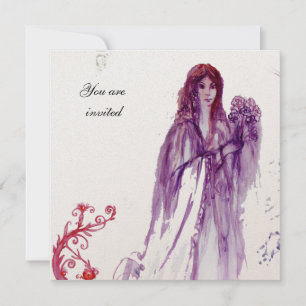 QUEEN GUINEVERE, Champagne Metallic Einladung