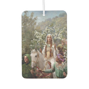 Queen Guineveres Maifest (von John Collier) Autolufterfrischer