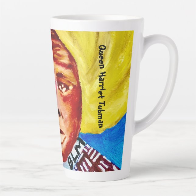 Queen Harriet Tubman Latte Keramik Cup Milchtasse (Rechts)