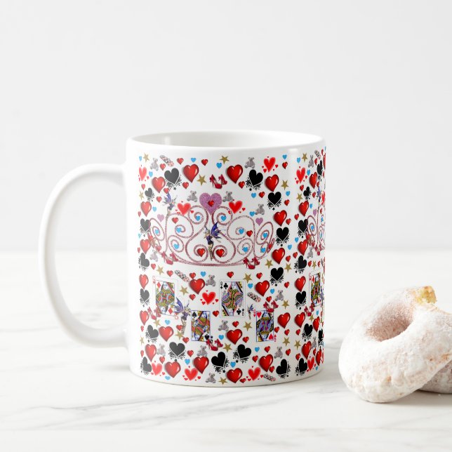 Queen Hearts Tasse (Mit Donut)