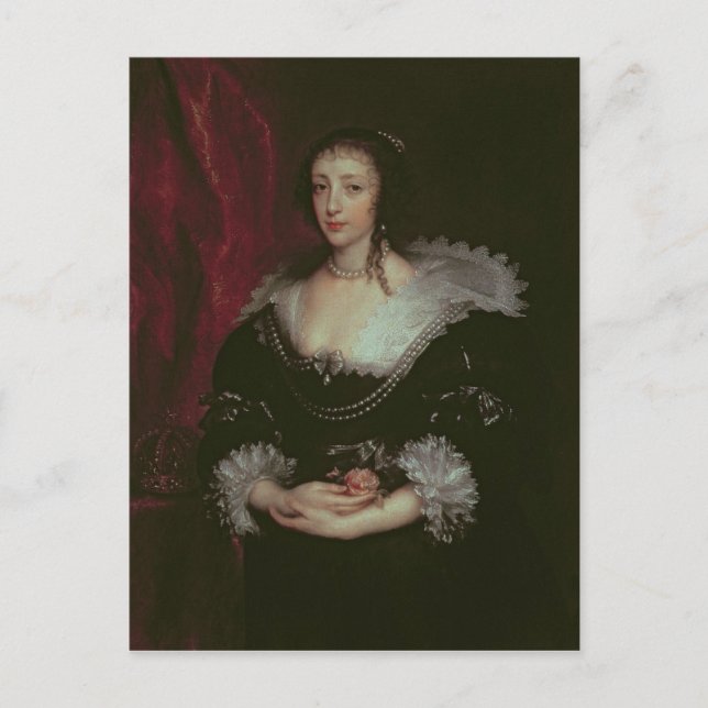 Queen Henrietta Maria Postkarte (Vorderseite)