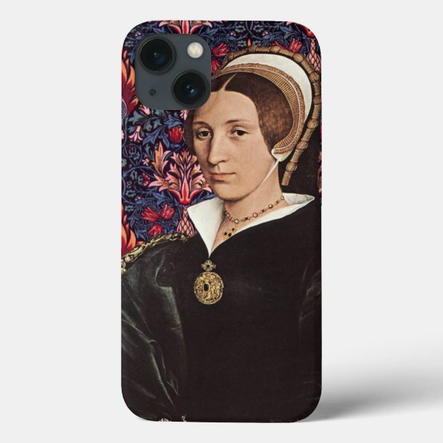 Queen Katherine Howard - Portrait Postcard Case-Mate iPhone Hülle (Rückseite)