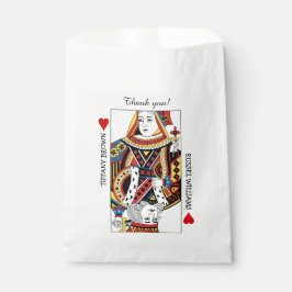 Queen & King of Hearts Wedding Geschenktütchen