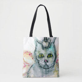 Queen Kitten Tote Bag Tasche
