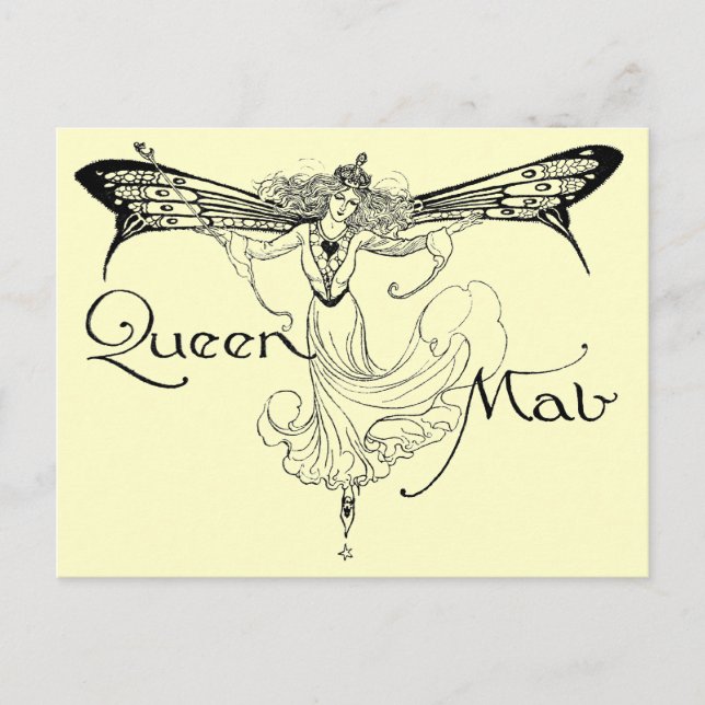 Queen Mab Fairy Postkarte (Vorderseite)