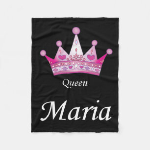 Queen maria wirft dekorative Fleecedecke