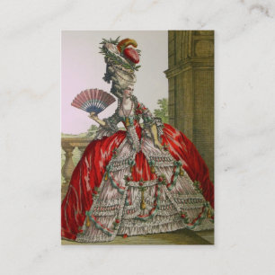 Queen Marie Antoinette ~ Business Card Groß Visitenkarte