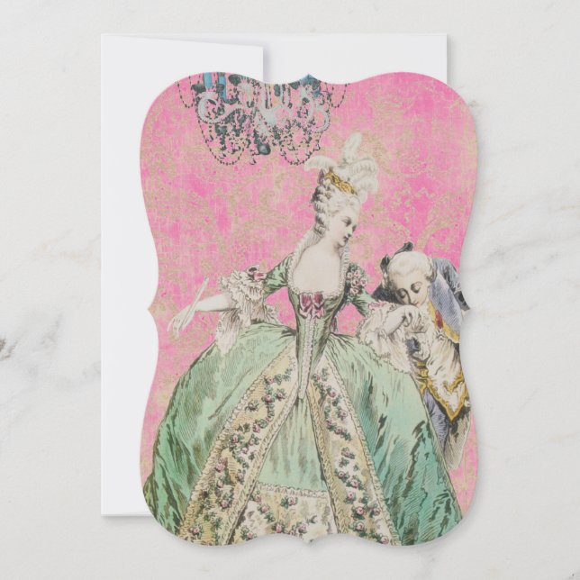 Queen Marie Antoinette - Invitations / RSVP (Devant)