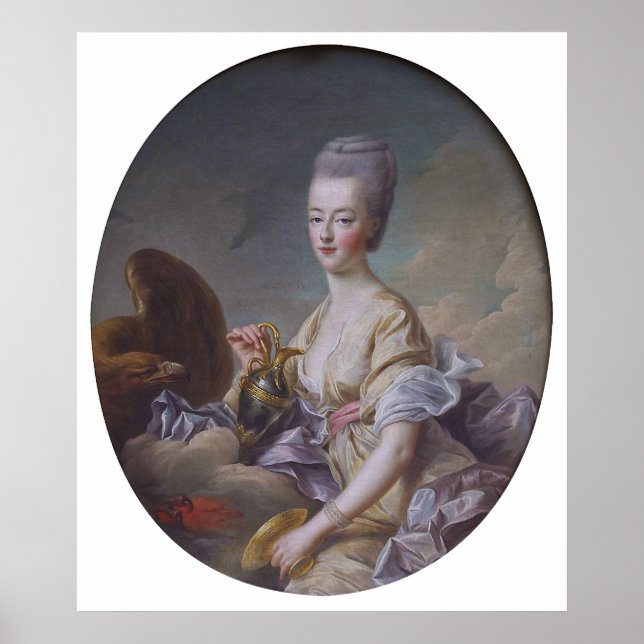 Queen Marie Antoinette von François Hubert Drouais Poster (Vorne)