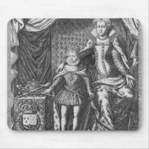 Queen Marie de Medicis und Louis XIII als a Mousepad