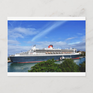 Queen Mary 2 Cruise Ship Postkarte