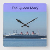 Queen Mary à Long Beach, Californie Horloge murale