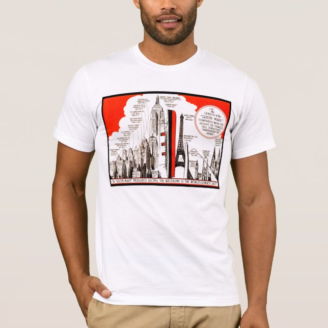 Queen Mary Vergleichstabelle T-Shirt (Vorderseite)