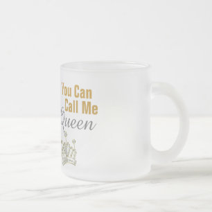 Queen Mattiert Glass Tasse